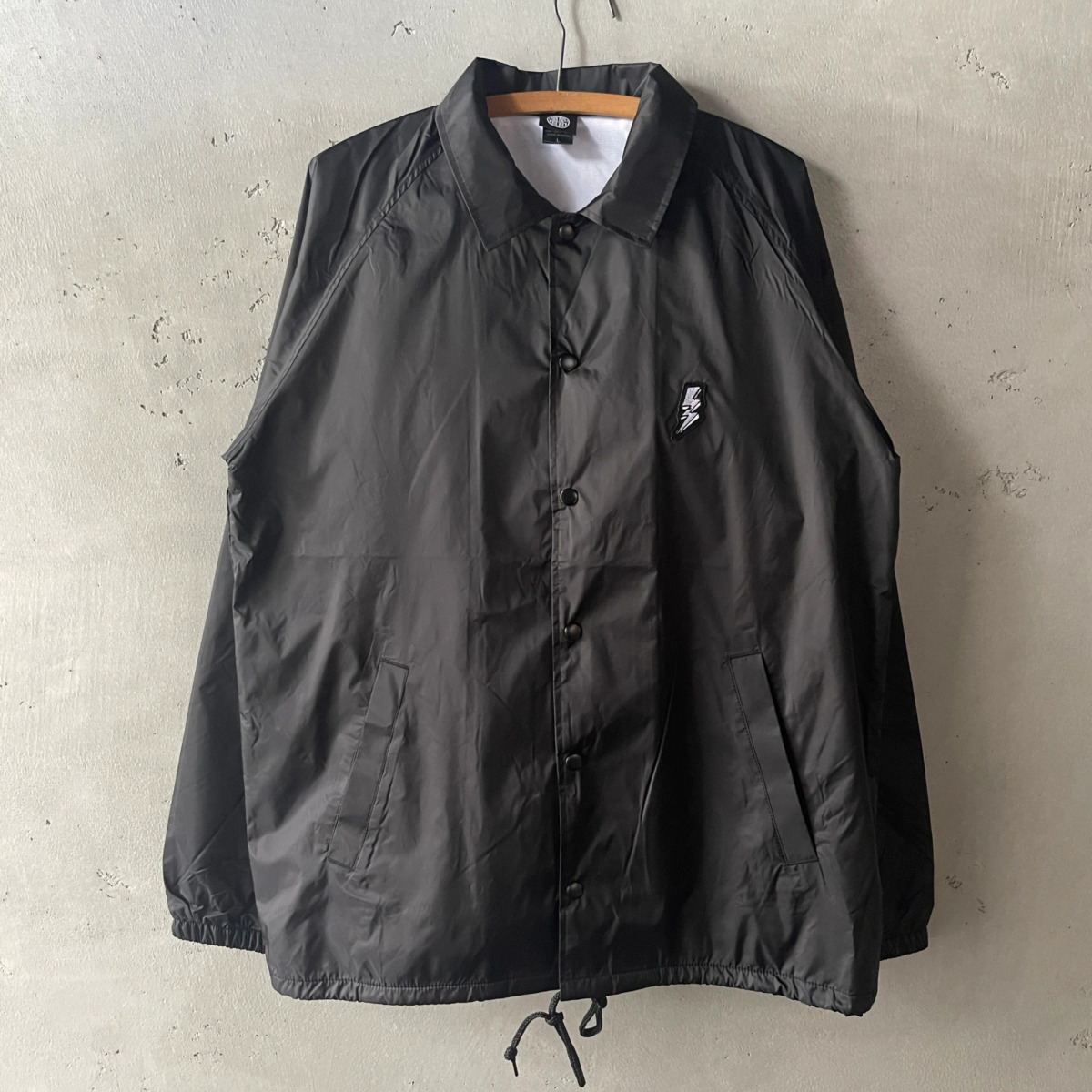 THUNDER MOTORCYCLES オリジナルコーチジャケット ブラック